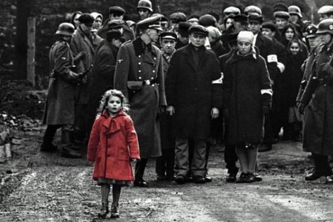 cor vermelha no cinema - Lista de Schindler